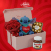 Love Box - Stitch, Buquê, Ferrero Rocher e Nutella